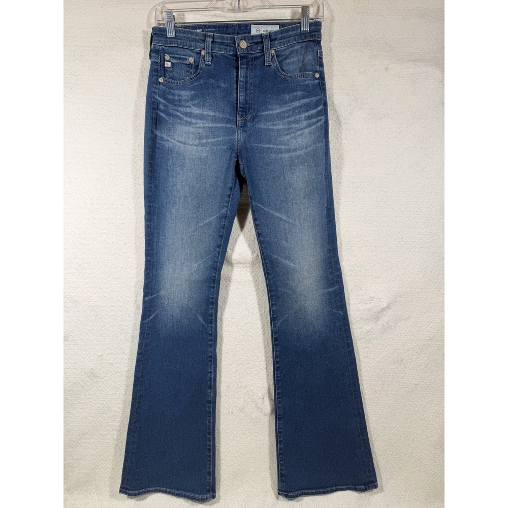 Adriano Goldschmied Farrah Boot Jeans Womens 26x32 Blue Dark Wash High Rise Fit
